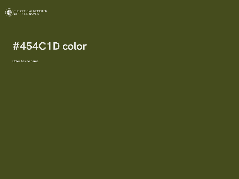 #454C1D color image