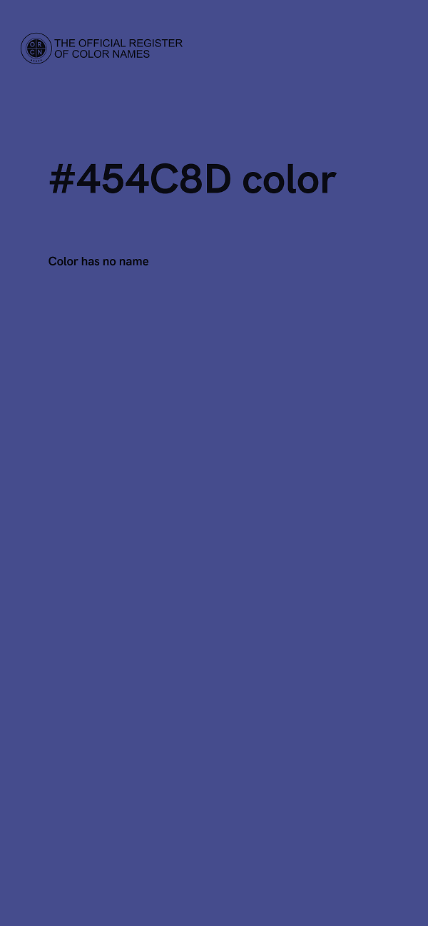 #454C8D color image