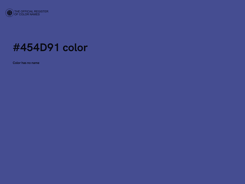 #454D91 color image