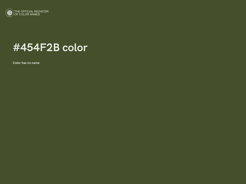 #454F2B color image