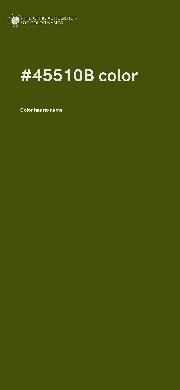 #45510B color image