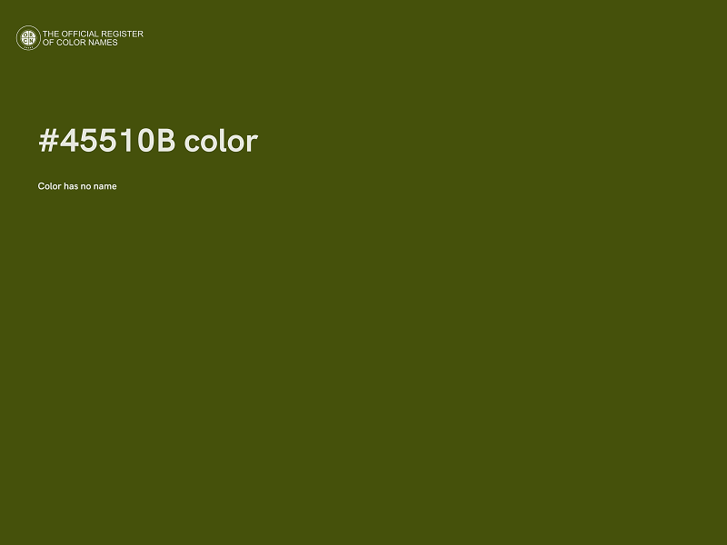#45510B color image