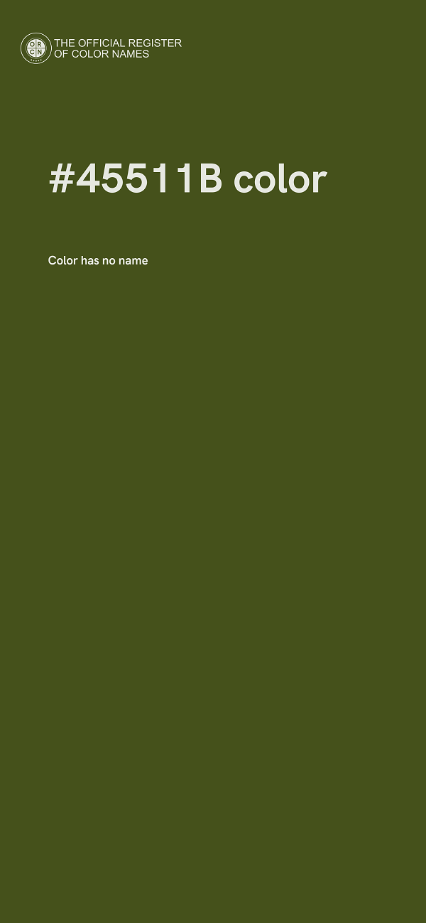 #45511B color image