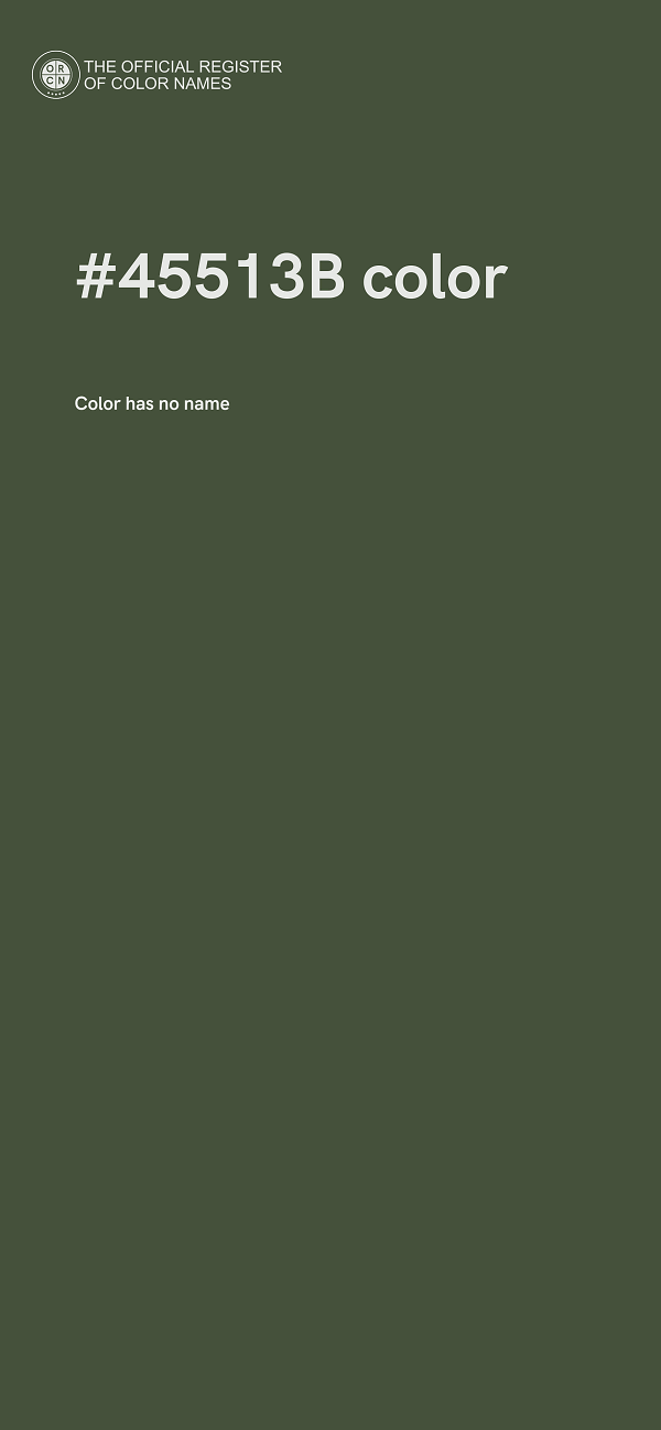 #45513B color image