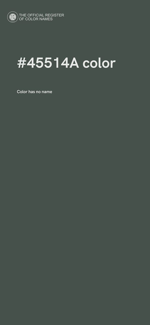 #45514A color image