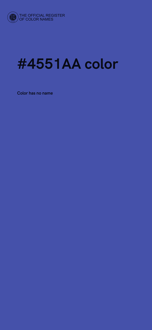 #4551AA color image