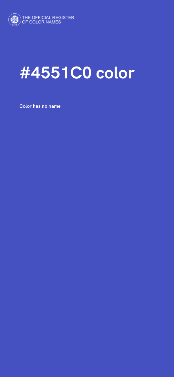#4551C0 color image