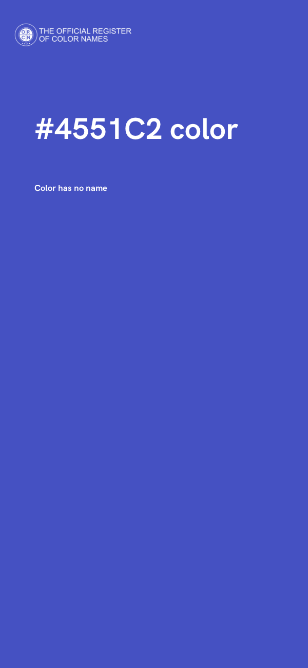 #4551C2 color image
