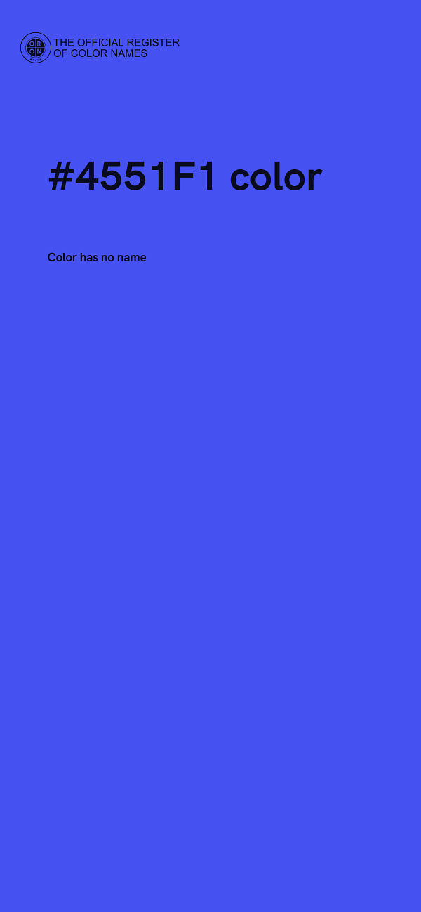 #4551F1 color image