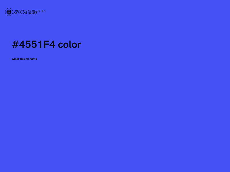 #4551F4 color image