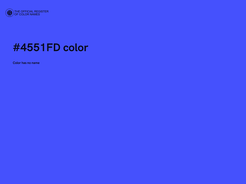 #4551FD color image