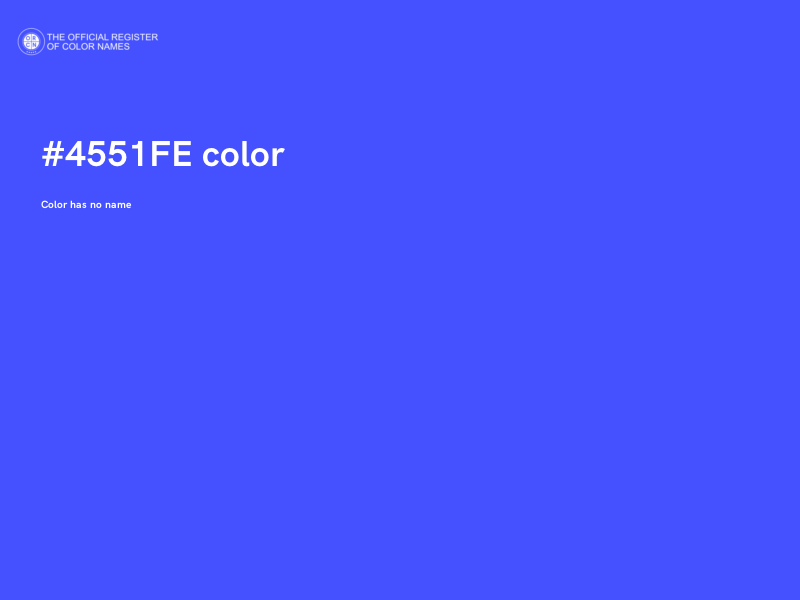 #4551FE color image