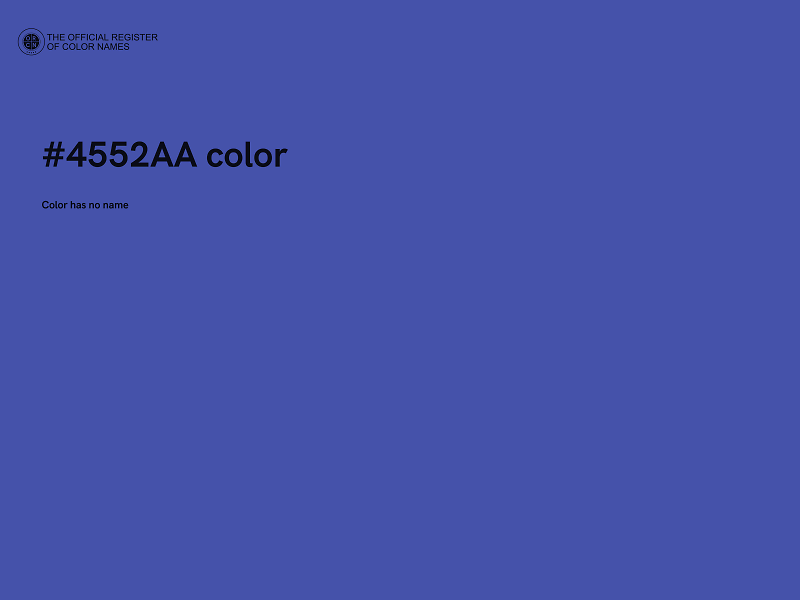 #4552AA color image