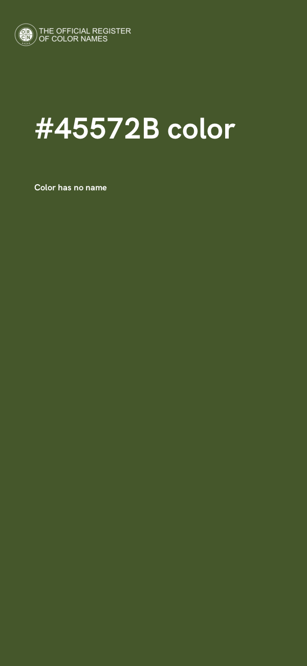 #45572B color image