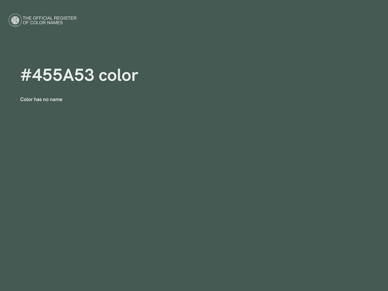 #455A53 color image