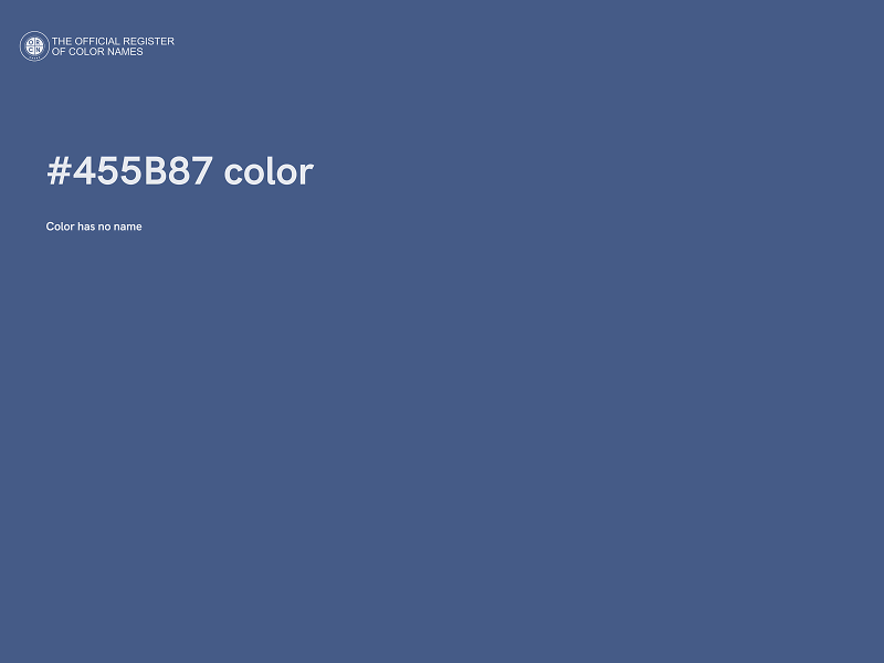 #455B87 color image