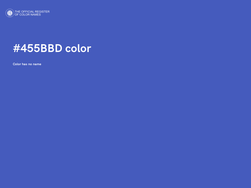 #455BBD color image