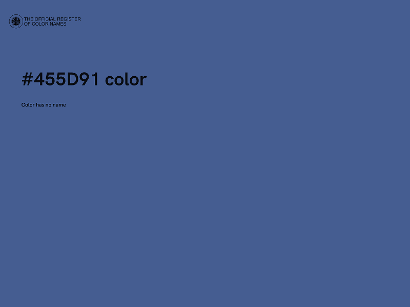 #455D91 color image