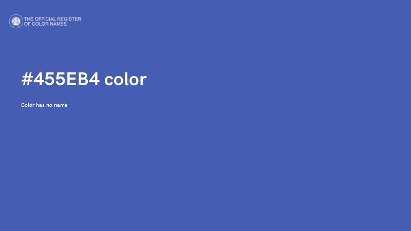 #455EB4 color image
