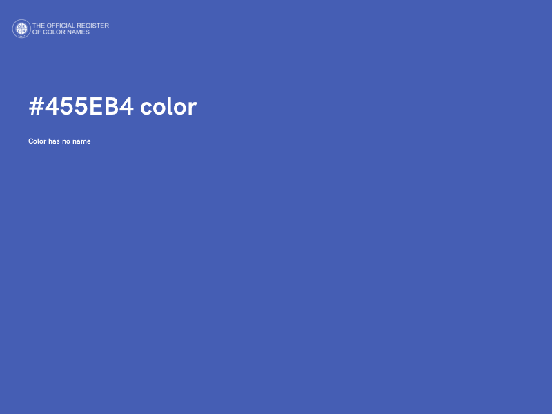 #455EB4 color image
