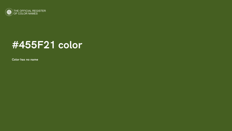 #455F21 color image