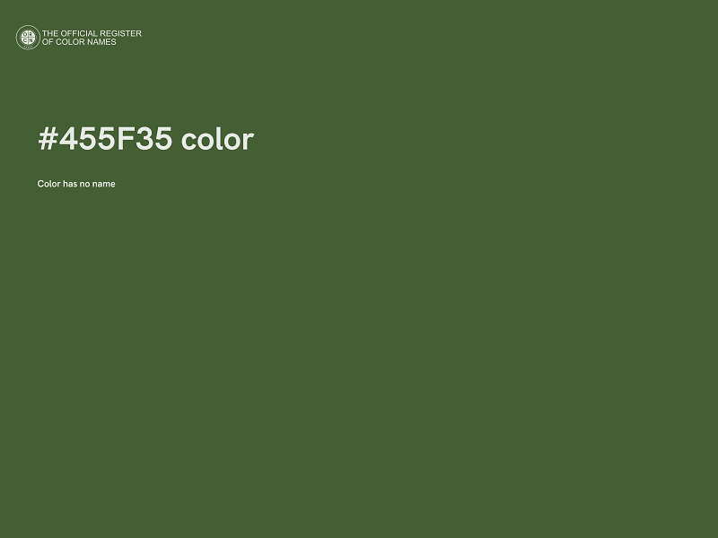 #455F35 color image