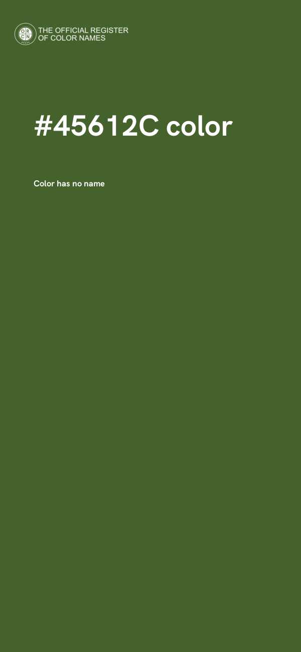#45612C color image