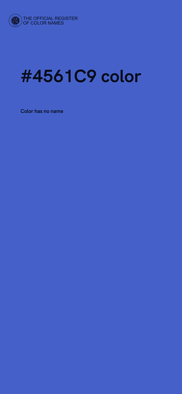 #4561C9 color image