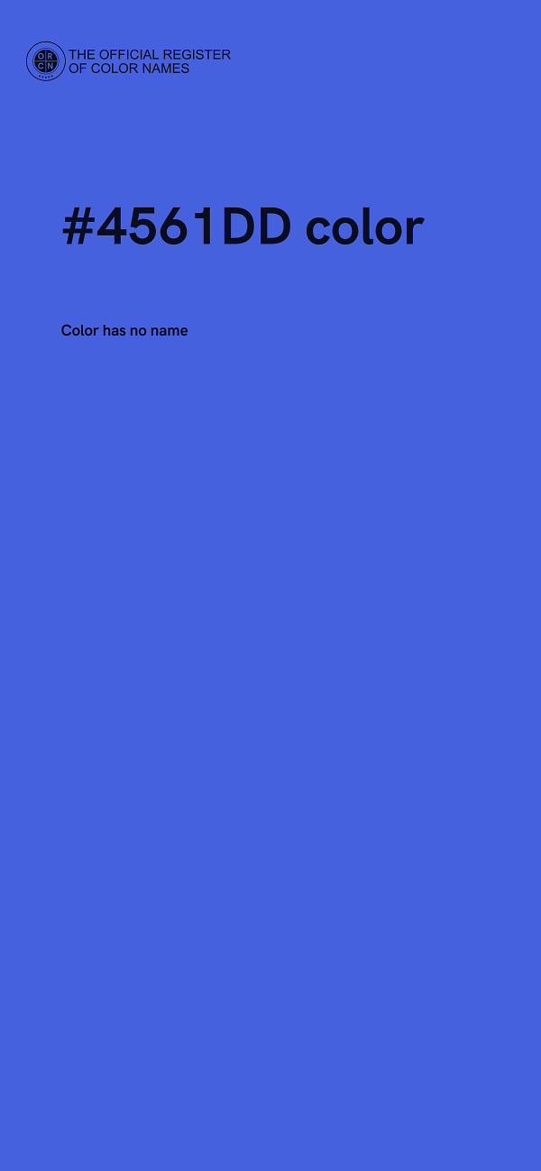 #4561DD color image