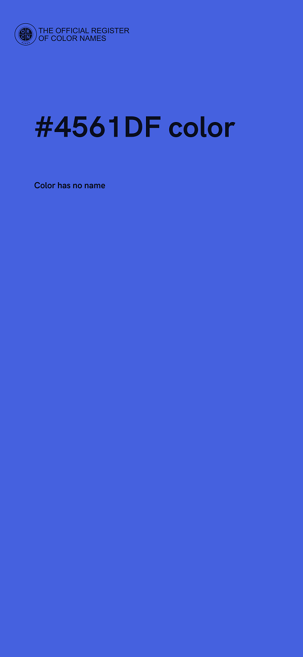 #4561DF color image