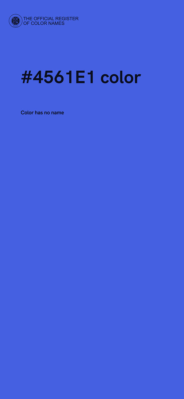 #4561E1 color image