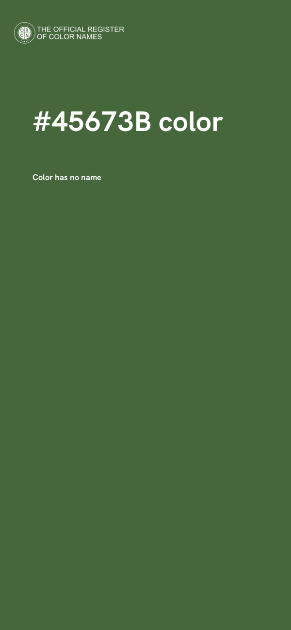 #45673B color image
