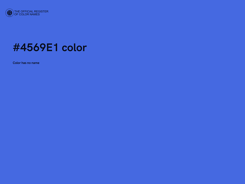 #4569E1 color image