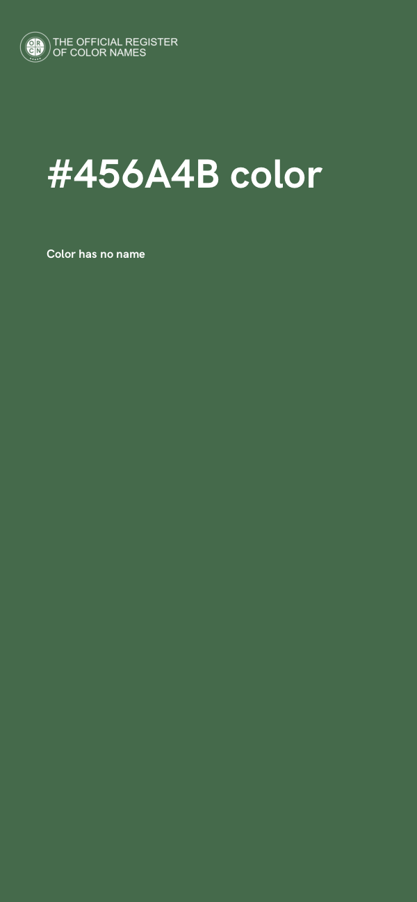 #456A4B color image