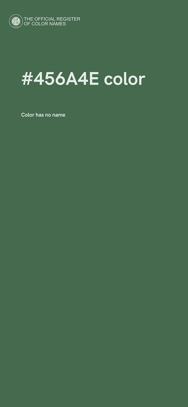 #456A4E color image