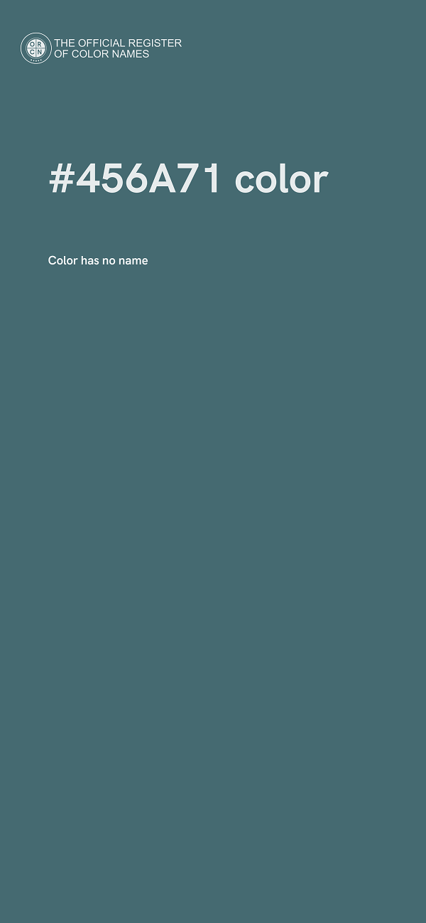 #456A71 color image
