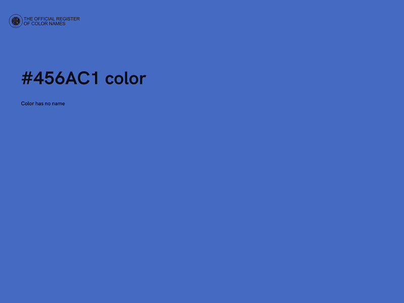 #456AC1 color image