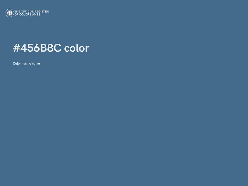 #456B8C color image
