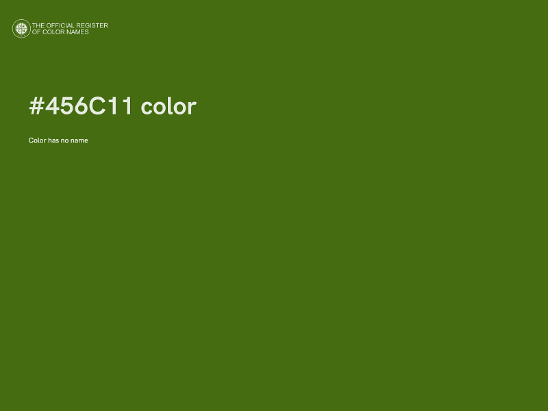 #456C11 color image