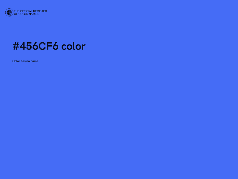 #456CF6 color image