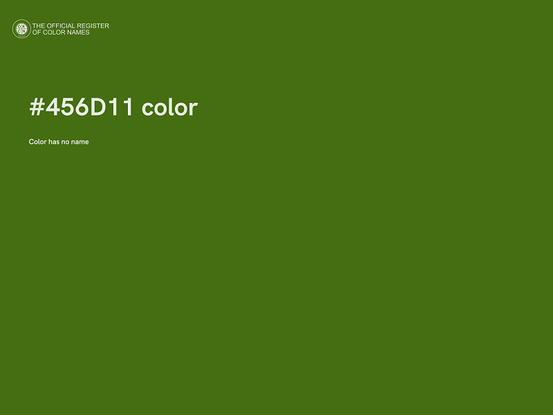 #456D11 color image