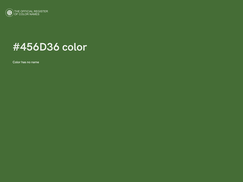 #456D36 color image