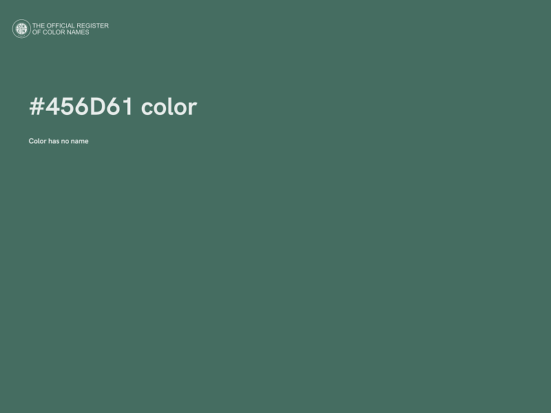 #456D61 color image