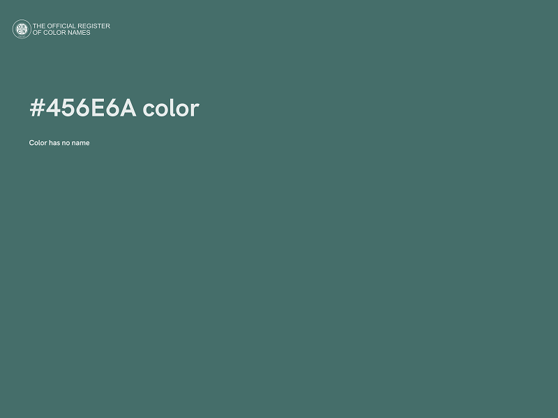 #456E6A color image