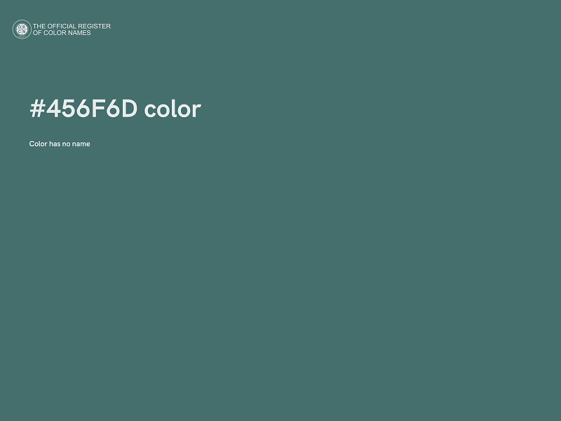 #456F6D color image