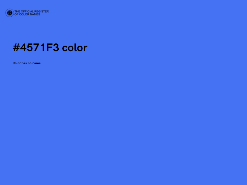 #4571F3 color image