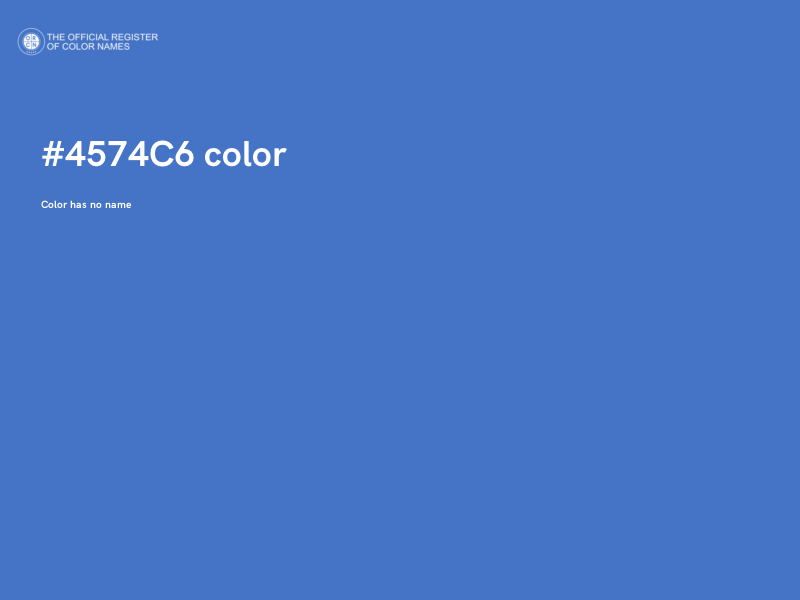 #4574C6 color image