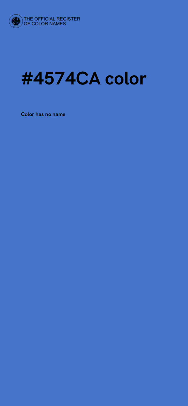 #4574CA color image