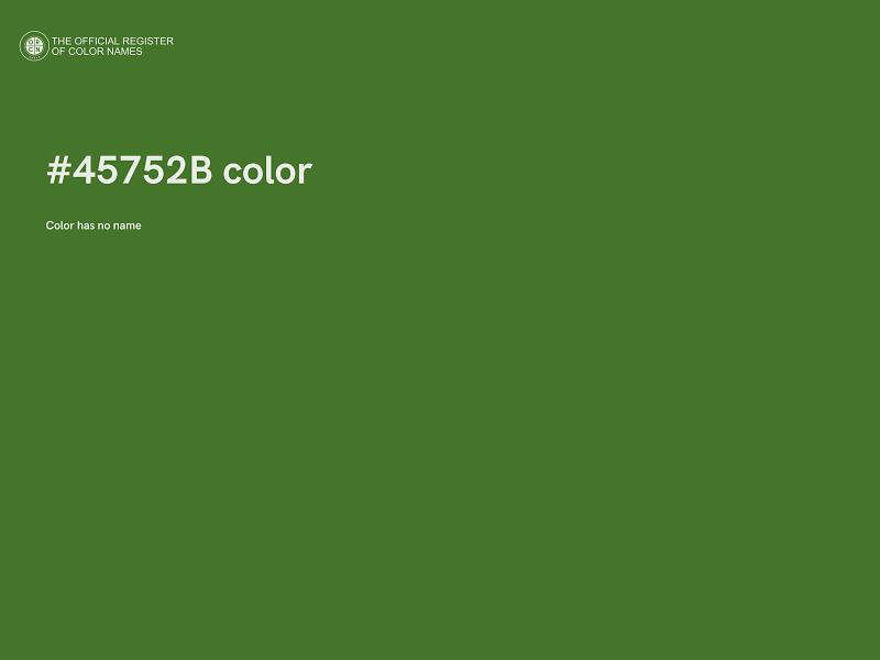 #45752B color image