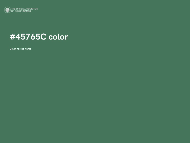 #45765C color image